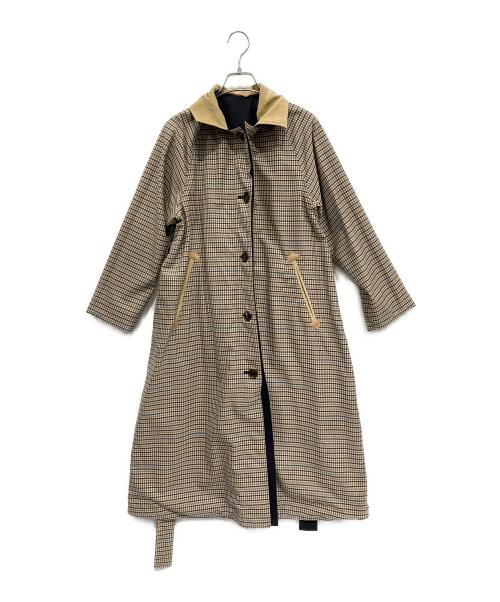 ticca（ティッカ）ticca (ティッカ) リバーシブルチェスターコート ネイビー×グリーン サイズ:Freeの古着・服飾アイテム