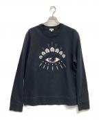 KENZOケンゾー）の古着「クルーネックスウェット」｜ブラック