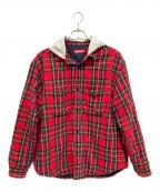 SUPREMEシュプリーム）の古着「長袖シャツ」｜レッド×ネイビー