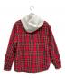 SUPREME (シュプリーム) 長袖シャツ レッド×ネイビー サイズ:M：13000円
