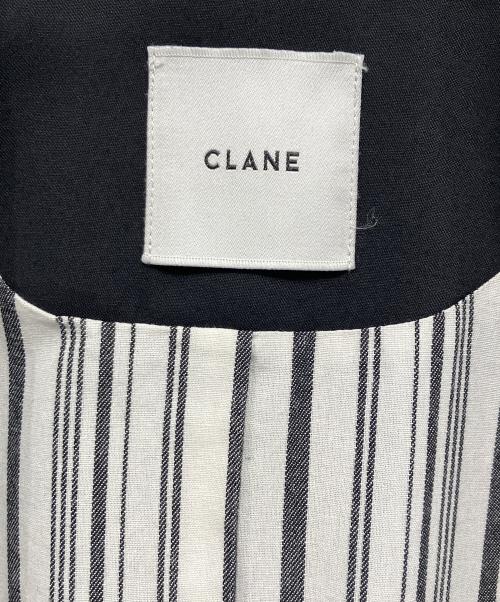 CLANE（クラネ）CLANE (クラネ) ダブルブレストロングジレ ブラック サイズ:SIZE 1の古着・服飾アイテム