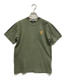 PLAY COMME des GARCONS（プレイコムデギャルソン）の古着「半袖カットソー」｜オリーブ