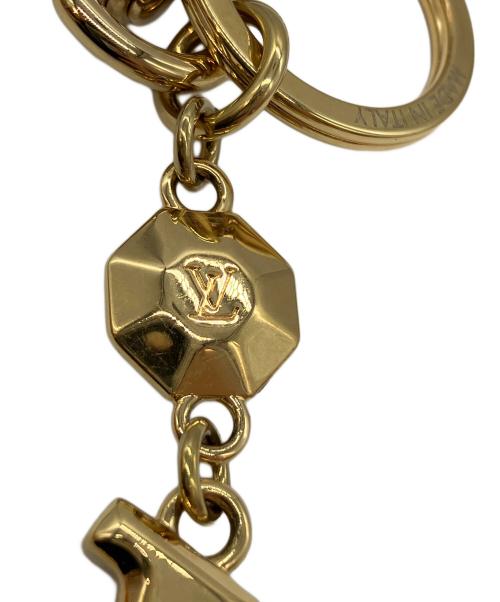 LOUIS VUITTON（ルイ ヴィトン）LOUIS VUITTON (ルイ ヴィトン) キーホルダー・LV ファセット ゴールドの古着・服飾アイテム