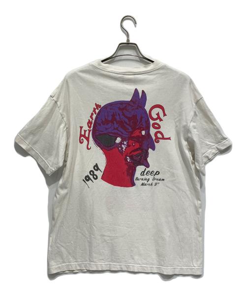SAINT MICHAEL（セントマイケル）SAINT MICHAEL (セントマイケル) giant (ジャイアント) 半袖カットソー ホワイト サイズ:Lの古着・服飾アイテム