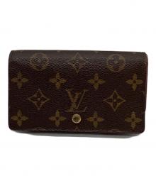 LOUIS VUITTON（ルイ ヴィトン）の古着「2つ折り財布」｜ブラウン
