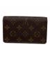LOUIS VUITTON (ルイ ヴィトン) 2つ折り財布 ブラウン：12000円