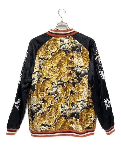 HOUSTON（ヒューストン）HOUSTON (ヒューストン) スカジャン イエロー×ブラック サイズ:XXL 未使用品の古着・服飾アイテム