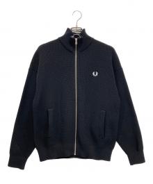 FRED PERRY（フレッドペリー）の古着「ニットジャケット」｜ブラック