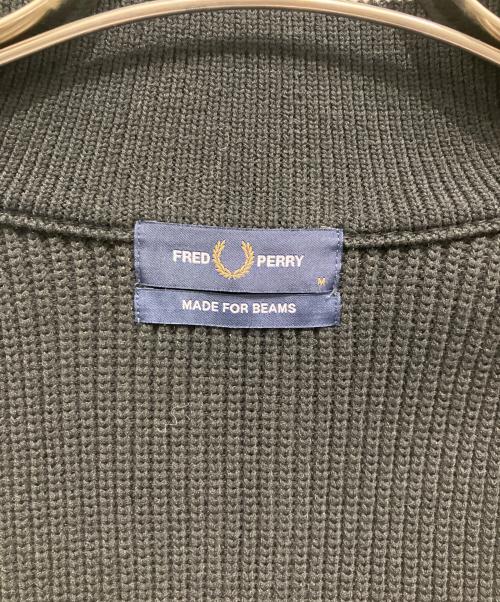 FRED PERRY（フレッドペリー）FRED PERRY (フレッドペリー) ニットジャケット ブラック サイズ:Mの古着・服飾アイテム