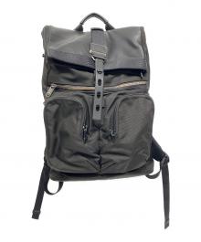 TUMI（トゥミ）の古着「ロールトップ バックパック」｜ブラック