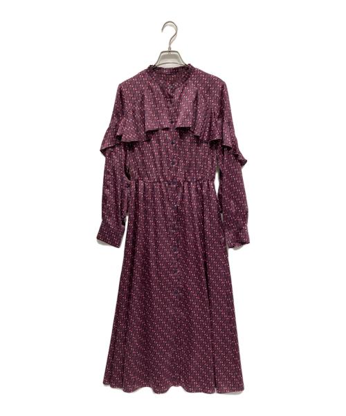 ANAYI（アナイ）ANAYI (アナイ) 長袖ワンピース パープル サイズ:38の古着・服飾アイテム