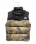 中古・古着 THE NORTH FACE (ザ ノース フェイス) ヌプシベスト ブラック×カーキ サイズ:S：17000円