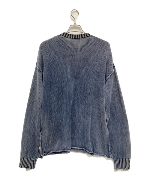 DIESEL（ディーゼル）DIESEL (ディーゼル) 薄手ニット ブルー サイズ:Sの古着・服飾アイテム