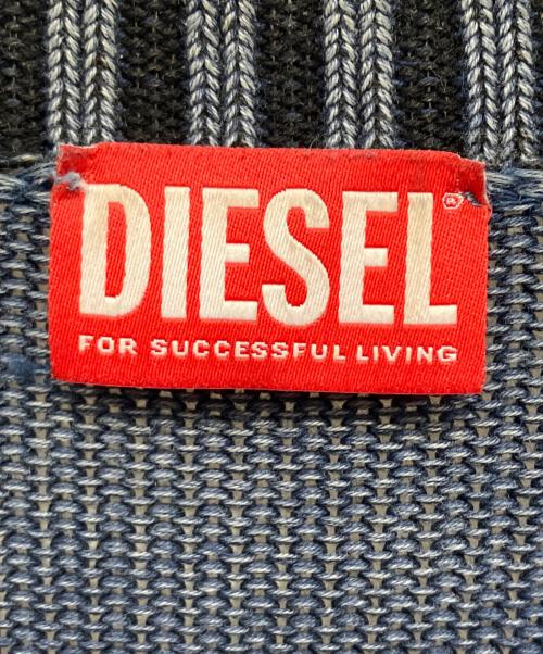 DIESEL（ディーゼル）DIESEL (ディーゼル) 薄手ニット ブルー サイズ:Sの古着・服飾アイテム