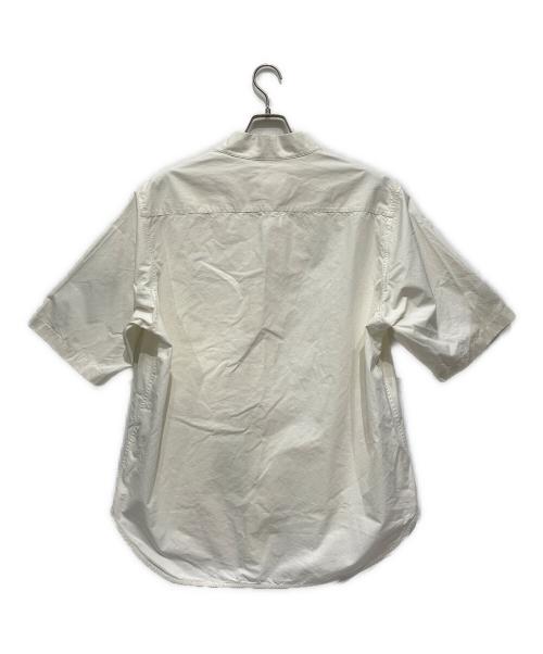 JIL SANDER（ジルサンダー）JIL SANDER (ジルサンダー) 半袖シャツ 22ss kimono shirt half sleeve ホワイト サイズ:39/15 1/2の古着・服飾アイテム