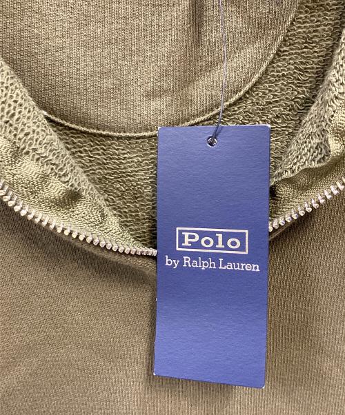 POLO RALPH LAUREN（ポロ・ラルフローレン）POLO RALPH LAUREN (ポロ・ラルフローレン) ライトウェイトフリースクォータージップ グリーン サイズ:S 未使用品の古着・服飾アイテム