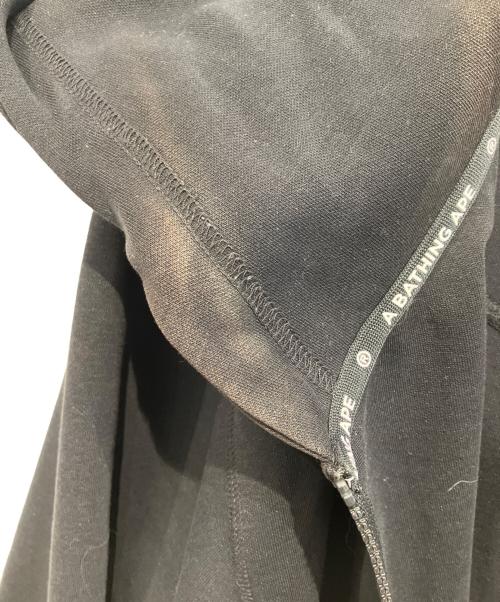 A BATHING APE（アベイシングエイプ）A BATHING APE (アベイシングエイプ) ジップパーカー ブラック サイズ:XLの古着・服飾アイテム