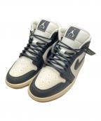 NIKEナイキ）の古着「W AIR JORDAN 1 MID SE」｜ブラック×ホワイト