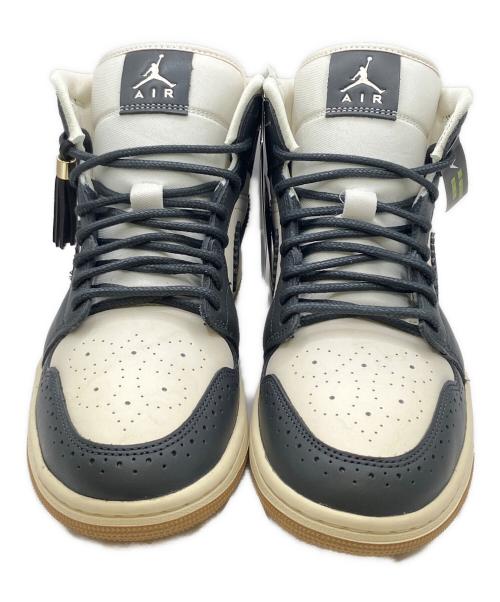 NIKE（ナイキ）NIKE (ナイキ) W AIR JORDAN 1 MID SE ブラック×ホワイト サイズ:27.0cm 未使用品の古着・服飾アイテム