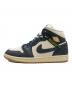 NIKE (ナイキ) W AIR JORDAN 1 MID SE ブラック×ホワイト サイズ:27.0cm 未使用品：15000円