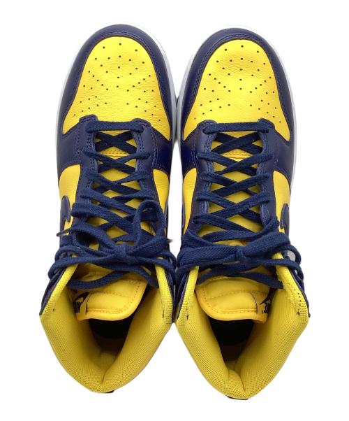 NIKE（ナイキ）NIKE (ナイキ) Dunk High Retro SE イエロー×ネイビー サイズ:26.5cmの古着・服飾アイテム