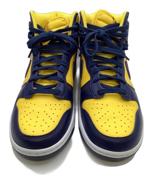 NIKE（ナイキ）NIKE (ナイキ) Dunk High Retro SE イエロー×ネイビー サイズ:26.5cmの古着・服飾アイテム