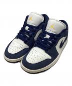 NIKEナイキ）の古着「Air Jordan 1 Low」｜ホワイト×ネイビー