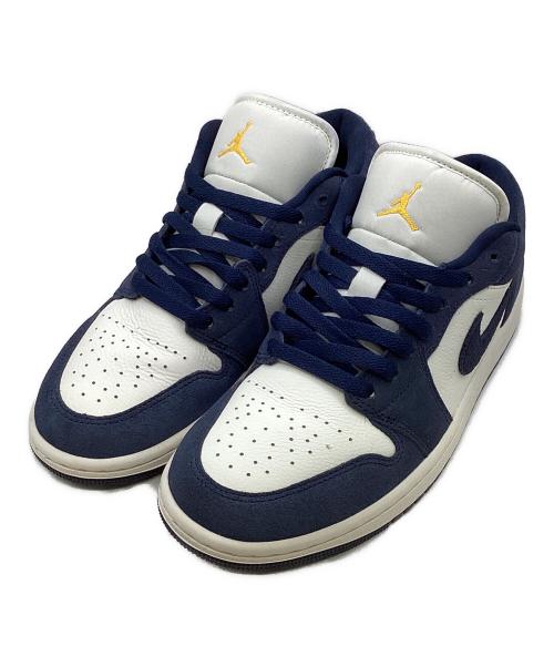 NIKE（ナイキ）NIKE (ナイキ) Air Jordan 1 Low ホワイト×ネイビー サイズ:26cmの古着・服飾アイテム
