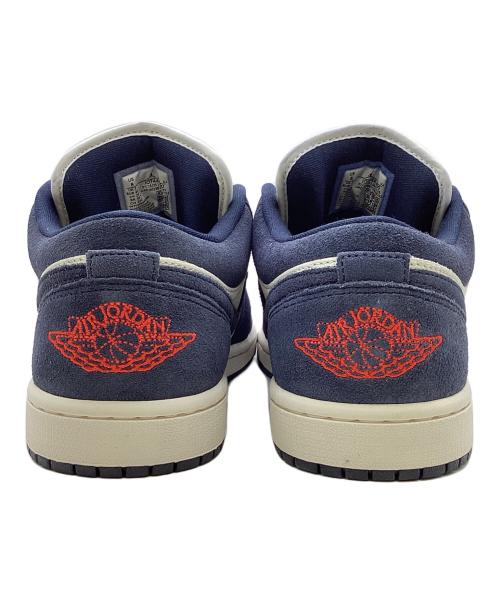 NIKE（ナイキ）NIKE (ナイキ) Air Jordan 1 Low ホワイト×ネイビー サイズ:26cmの古着・服飾アイテム