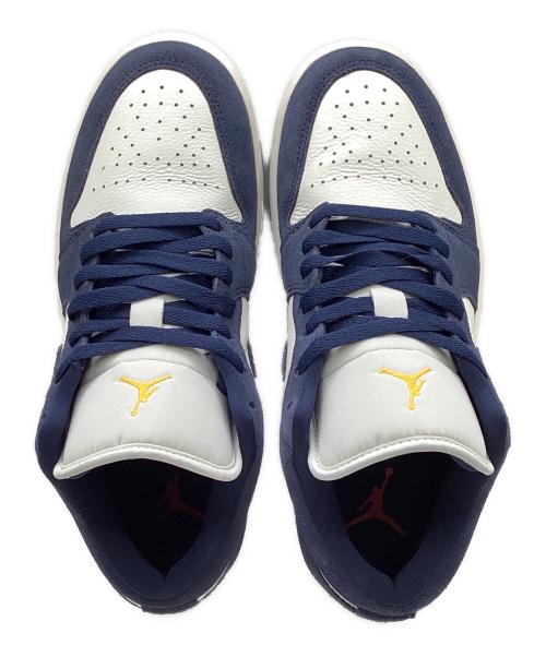 NIKE（ナイキ）NIKE (ナイキ) Air Jordan 1 Low ホワイト×ネイビー サイズ:26cmの古着・服飾アイテム