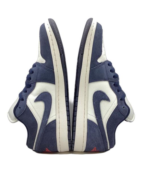 NIKE（ナイキ）NIKE (ナイキ) Air Jordan 1 Low ホワイト×ネイビー サイズ:26cmの古着・服飾アイテム