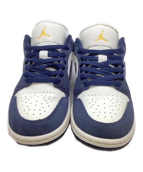 NIKE（ナイキ）NIKE (ナイキ) Air Jordan 1 Low ホワイト×ネイビー サイズ:26cmの古着・服飾アイテム
