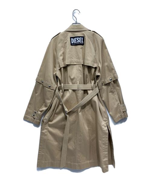DIESEL（ディーゼル）DIESEL (ディーゼル) トレンチコート ベージュ サイズ:XXSの古着・服飾アイテム