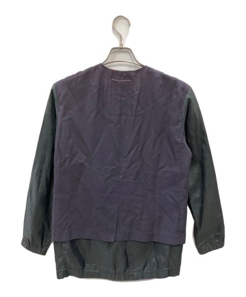 MM6 Maison Margiela（エムエムシックスメゾンマルジェラ）MM6 Maison Margiela (エムエムシックスメゾンマルジェラ) ブルゾン グレー×ネイビー サイズ:3843の古着・服飾アイテム