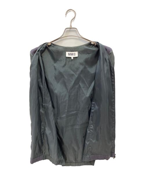 MM6 Maison Margiela（エムエムシックスメゾンマルジェラ）MM6 Maison Margiela (エムエムシックスメゾンマルジェラ) ブルゾン グレー×ネイビー サイズ:3843の古着・服飾アイテム