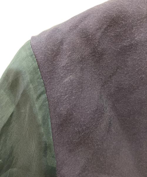 MM6 Maison Margiela（エムエムシックスメゾンマルジェラ）MM6 Maison Margiela (エムエムシックスメゾンマルジェラ) ブルゾン グレー×ネイビー サイズ:3843の古着・服飾アイテム