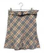 BURBERRY BLUE LABELバーバリー ブルー レーベル）の古着「ミディスカート」｜ベージュ