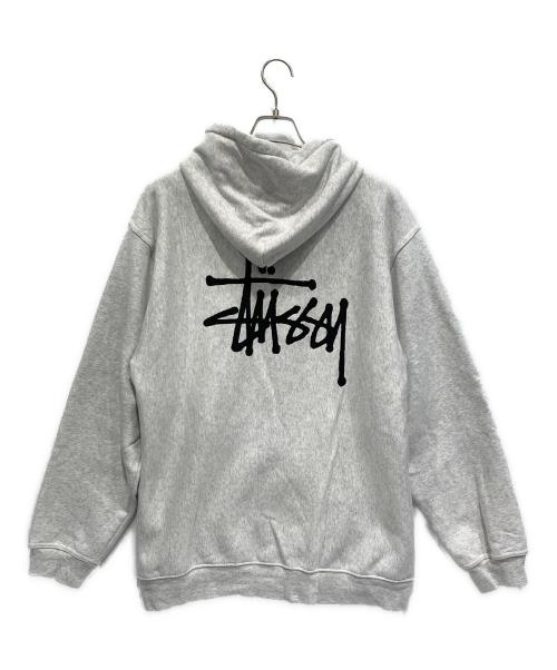 stussy（ステューシー）stussy (ステューシー) ジップパーカー ホワイト サイズ:XLの古着・服飾アイテム