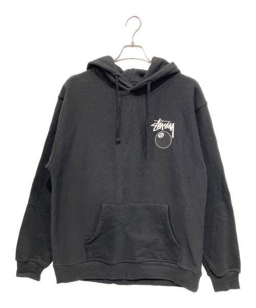 stussy（ステューシー）stussy (ステューシー) プルオーバーパーカー ブラック サイズ:XLの古着・服飾アイテム