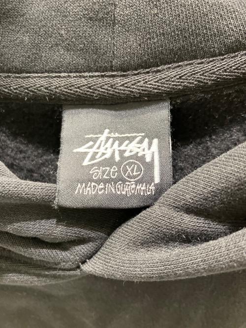 stussy（ステューシー）stussy (ステューシー) プルオーバーパーカー ブラック サイズ:XLの古着・服飾アイテム