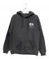 stussy（ステューシー）の古着「プルオーバーパーカー」｜ブラック
