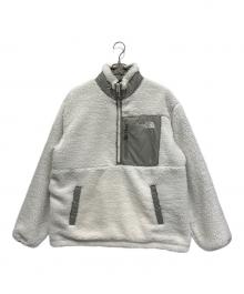 THE NORTH FACE（ザ ノース フェイス）の古着「フリースアノラックジャケット」｜ホワイト×グレー