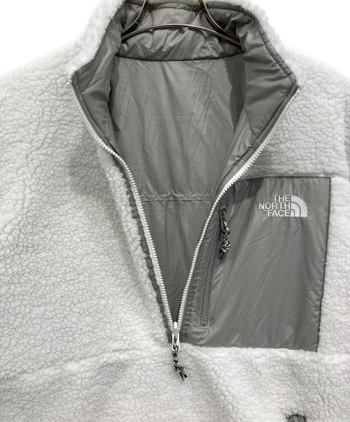 THE NORTH FACE（ザ ノース フェイス）THE NORTH FACE (ザ ノース フェイス) フリースアノラックジャケット ホワイト×グレー サイズ:2XLの古着・服飾アイテム