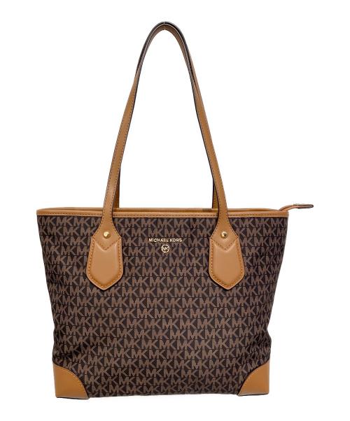 MICHAEL KORS（マイケルコース）MICHAEL KORS (マイケルコース) トートバッグ ブラウンの古着・服飾アイテム