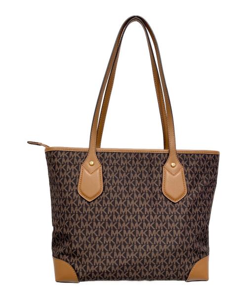 MICHAEL KORS（マイケルコース）MICHAEL KORS (マイケルコース) トートバッグ ブラウンの古着・服飾アイテム