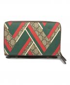 GUCCIグッチ）の古着「トラベルドキュメントケース」｜ブラウン