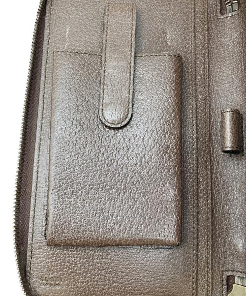 GUCCI（グッチ）GUCCI (グッチ) トラベルドキュメントケース ブラウンの古着・服飾アイテム