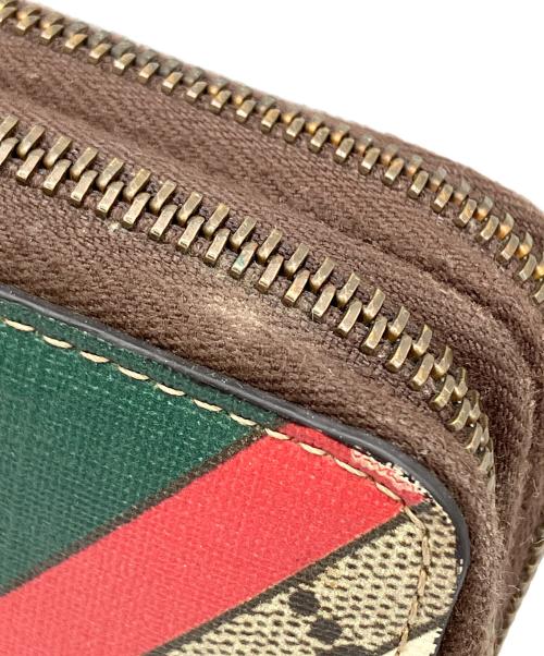 GUCCI（グッチ）GUCCI (グッチ) トラベルドキュメントケース ブラウンの古着・服飾アイテム
