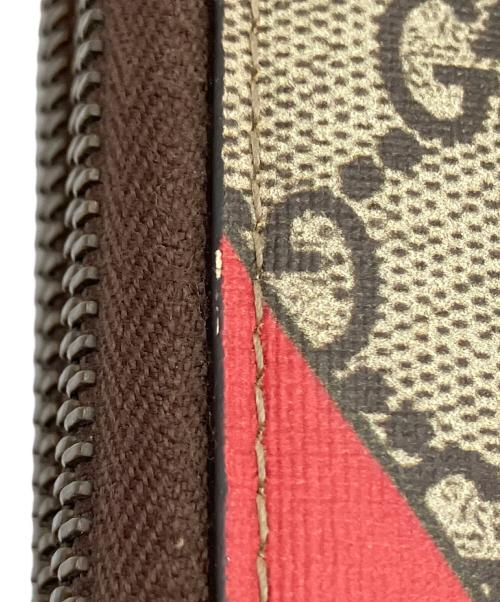 GUCCI（グッチ）GUCCI (グッチ) トラベルドキュメントケース ブラウンの古着・服飾アイテム
