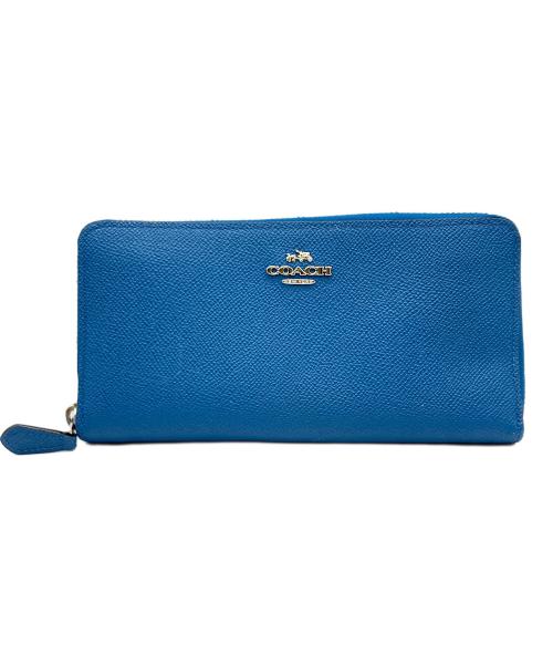 COACH（コーチ）COACH (コーチ) 長財布 ブルーの古着・服飾アイテム